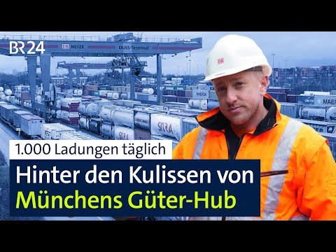 Containers and giant cranes – the logistics heroes of the freight station | Evening news report |...