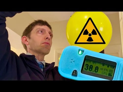 Why is my balloon radioactive and what’s its half-life?