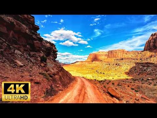 Most Breathtaking Drive Ever? Potash Road to Moab in Shafer Canyon, Utah - 4K