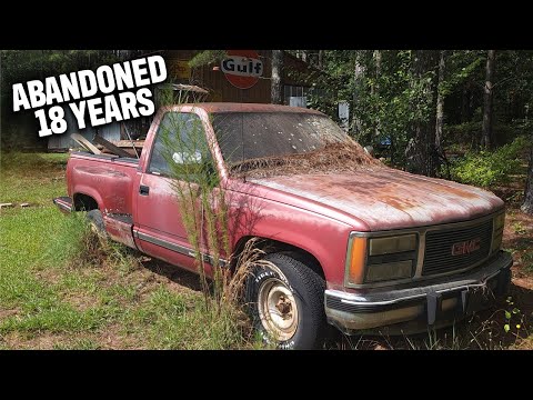 Will It Start? Abandoned 18 YEARS 1990 GMC STEPSIDE