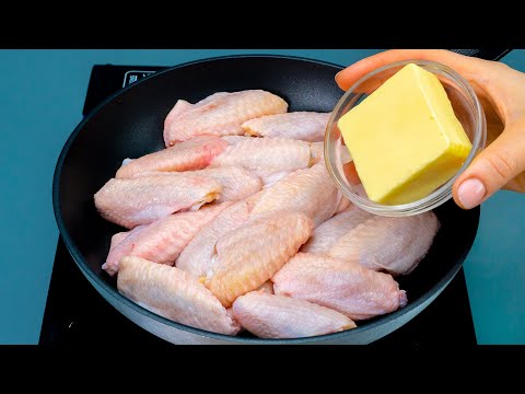 I cook 100 pieces and we still don’t get bored of them. Sticky chicken wings, on the pan