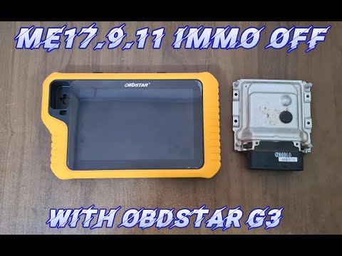 ME17.9.11 IMMO OFF WITH OBDSTAR G3