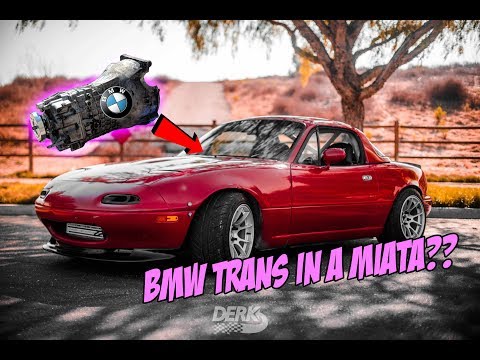The ULTIMATE Guide To Installing a BMW Transmission In Your Miata For HIGH HORSEPOWER!