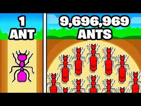 I spent hours upgrading my ant empire