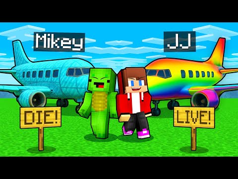 Mikey and JJ Choose The Right AIRPLANE in Minecraft ! (Maizen)