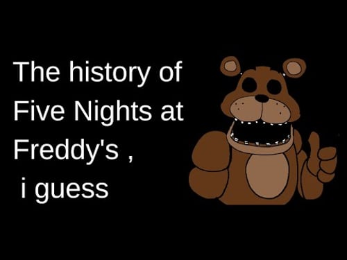 the history of Five Nights at Freddy's, i guess
