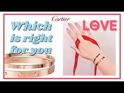 CARTIER LOVE BRACELET SMALL vs. REGULAR SIZE - Which Is Right For You | My First Luxury