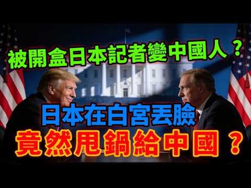 白宮提問的日本記者,一回到日本就被開盒,最終日本把鍋甩給了中國,都是中國的錯#阿峰聊大勢 #地緣政治 #日美同盟 #歷史分析 #時事觀察