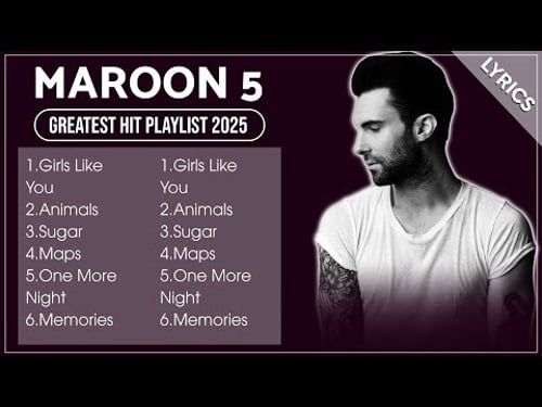 Top 10 MAROON 5 Songs | MAROON 5 Best Songs Playlist | Popular English Music Playlist
