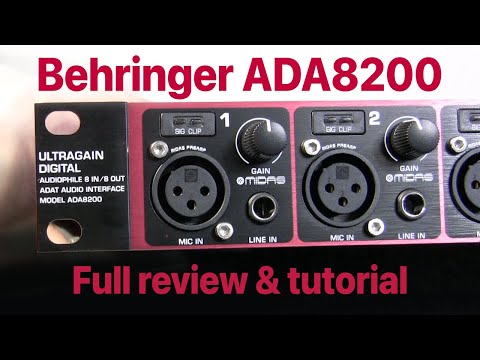 Behringer ADA8200 review & tutorial - More inputs for your DAW!