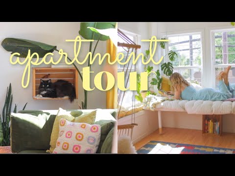 APARTMENT TOUR *dreamy, diy'ed, cat-centric & colorful*
