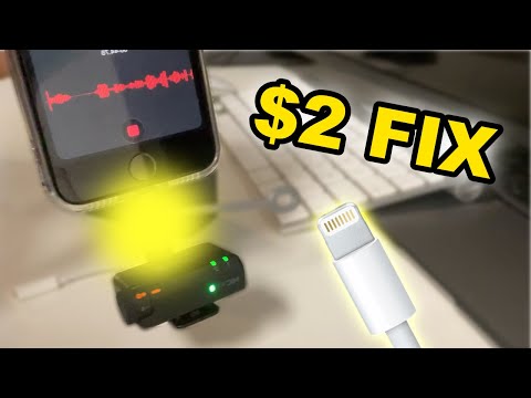 how to use the dji mic mini with a lightning phone