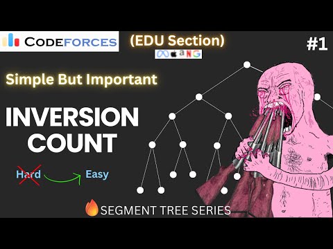 L-01. Inversion Count Explained | Segment Tree Series | Codeforces EDU | Must-Know Concept