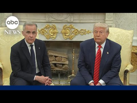 Carney says Canada 'not for sale' after Trump pushes 51st state in Oval Office meeting