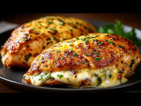 Incredibly delicious stuffed chicken breast fillet – melts in your mouth! Better than in a restaura