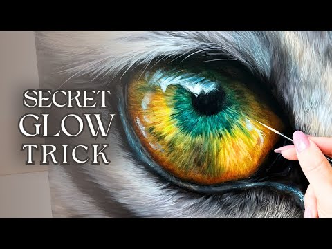 This Painting Trick Makes Eyes GLOW