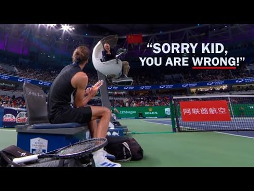 When Tennis Players Get HUMBLED by the Umpire