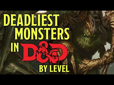 Deadliest Monsters in Dungeons and Dragons 5e by CR - Part One
