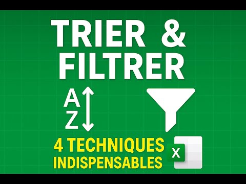 Excel – Trier & Filtrer comme un PRO ! (Astuce simple et efficace)