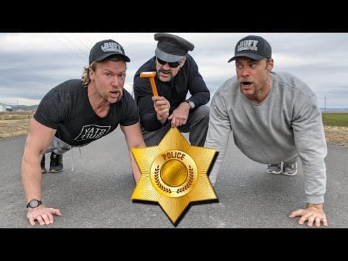 POLICE OFFICER FITNESS TEST (Loser Shaves Mustache Challenge!)