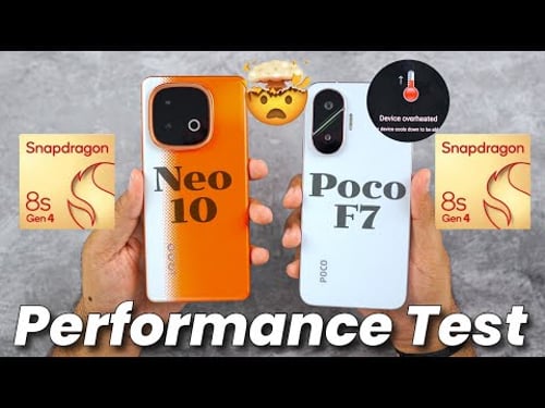 POCO F7 vs iQOO Neo 10 Speed & Performance Test- Device Overheated 🥵