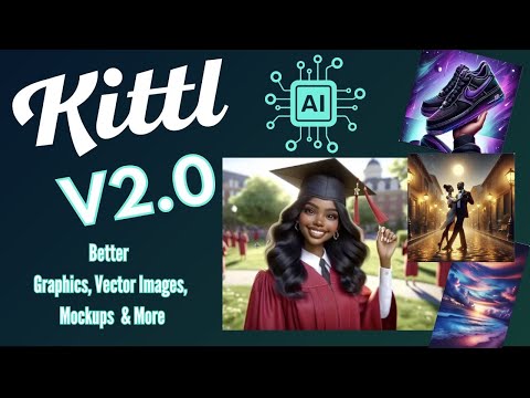 How To Design Graphics with Kittl AI V2.0 | Best Deign Tool, Easy To Use for Beginners!