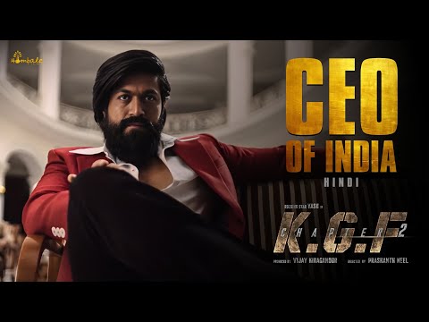 CEO of India Scene (Hindi) - KGF Chapter 2 | Yash | Raveena Tandon | Prashanth Neel | Hombale Films