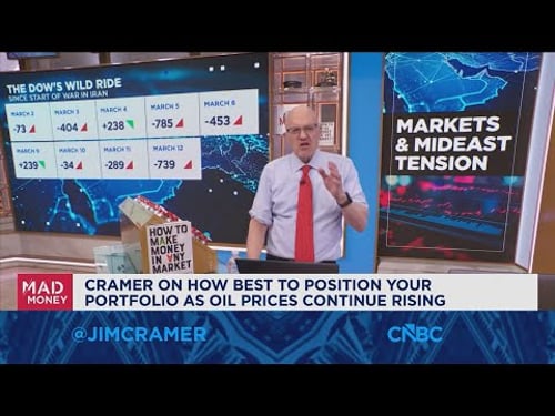 If oil goes much higher we are going to start experiencing major pain, says Jim Cramer
