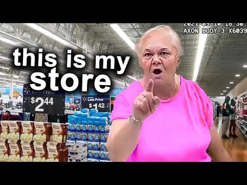 When Dumb Grandparents Get Caught Shoplifting