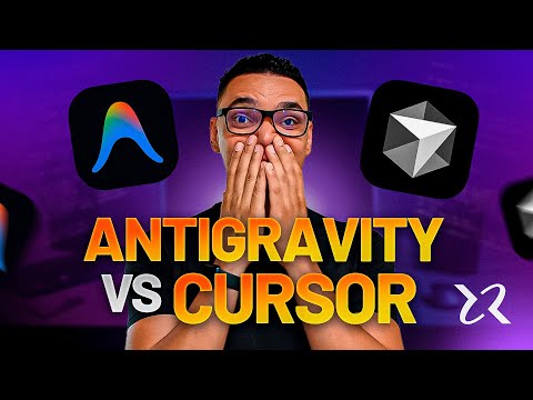 Testei o ANTIGRAVITY da Google! Será que o CURSOR ficou pra trás?