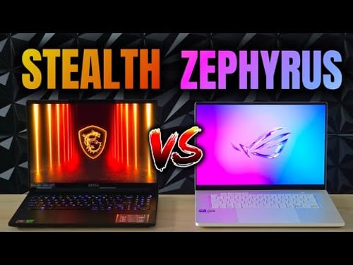 MSI Stealth A16 vs Asus Zephyrus G16 (2025) - What's the BEST Gaming Laptop of 2025?