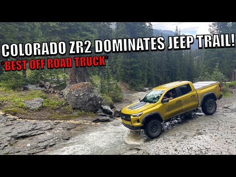 Colorado ZR2 DOMINATES In EMERGENCY SITUATION! *TRAIL WASHOUT*