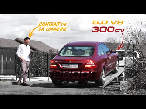 I buy and repair a broken Mercedes CLK500...For 2600€. EP01