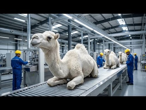 Inside the Albino Camel Leather Factory Rare White Hide to Luxury Fashion Full Process