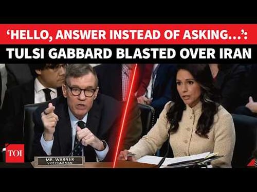 ‘Give Answers, Not Lecture On Iran…’: Tulsi Gabbard Shocked As Warner Goes Ballistic Over Iran War
