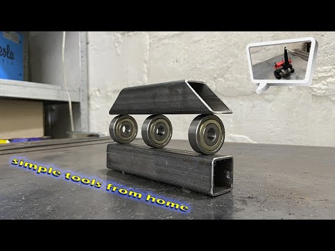 Simple ring bending machine homemade / Metal Bender