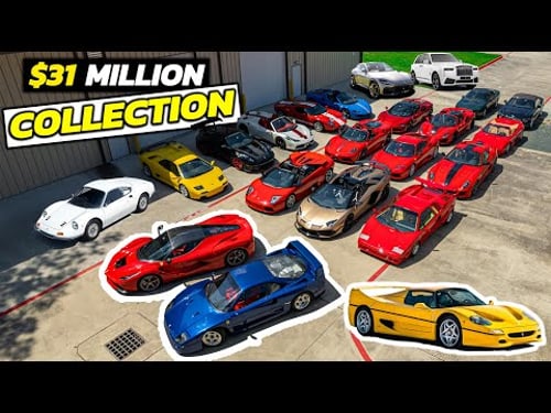 FULL TOUR of my $31 MILLION Super & Hyper Car Collection UPDATED!