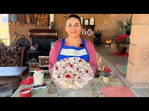 Ensalada de Frutas Cremosita con Bombones - AMBROSÍA Navideña 🎄🤶🏻 | La Herencia de las Viudas