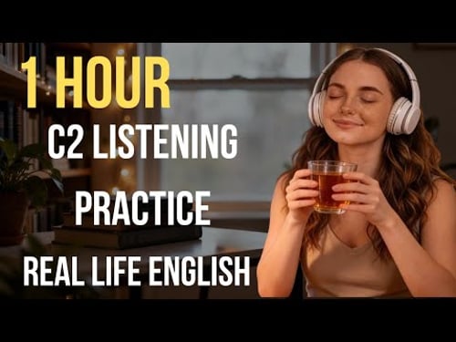 C2 English Listening for Self-Discipline | Time Awareness & Deep Focus | 1 Hour