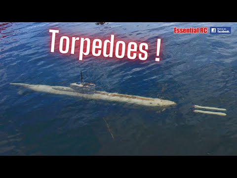 RC Submarine Double Torpedo Firing/Launch Demonstration | Do they hit the target ?