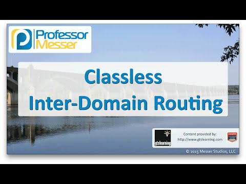 Classless Inter-Domain Routing - CompTIA Network+ N10-006 - 1.8