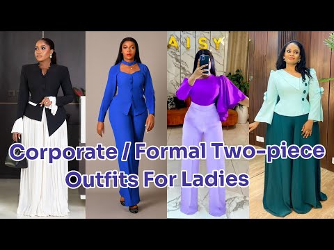 Corporate/Formal Two-piece Outfits For Ladies
