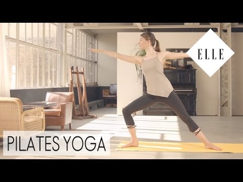 Notre cours de pilates yoga┃ELLE Pilates