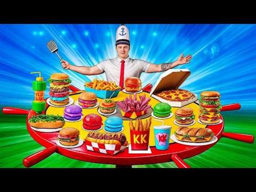 I Cooked The Entire Krusty Krab Menu From Spongebob