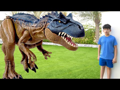 Dinosaurs for kids with Jason 🦖🦕 | Playing with Dinosaur Toys in Real Life