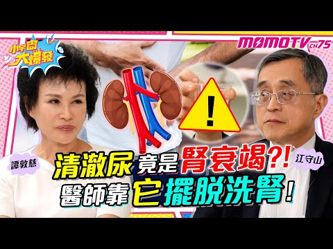 清澈尿竟是 腎衰竭 ?! 醫師靠「它」擺脫 洗腎 ! ft. 江守山 醫師 譚敦慈 【 小宇宙大爆發 】