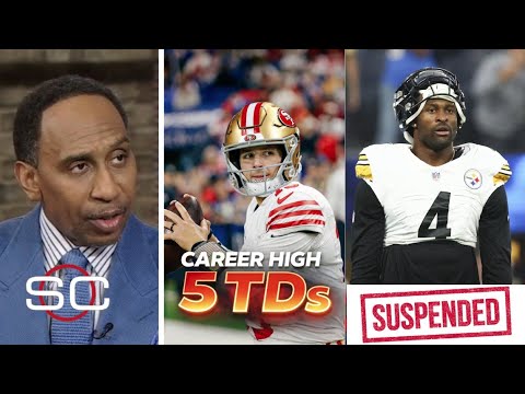 FULL ESPN react to Brock Purdy slings 5 TDs as 49ers rout Rivers & Colts, Metcalf suspended 2 games