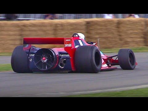 The most EPIC Formula 1 cars at Goodwood Festival of Speed | 6-wheeled F1, V10, V12, Turbo era cars!