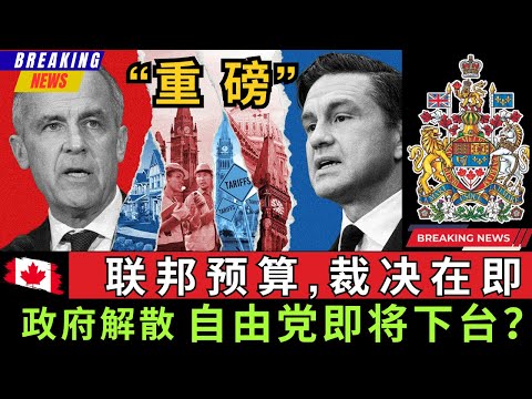 【重磅】联邦预算案裁决在即, 一旦通不过将立刻解散政府, 重启大选, 届时自由党很可能将面临下台的命运! 这将是卡尼要面临的“终极考验” #加拿大 #选举 #赤字 #中产 #保守党 #民主党 #卡尼