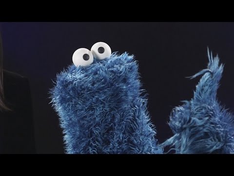 FUNNY! Cookie Monster does his best British accent